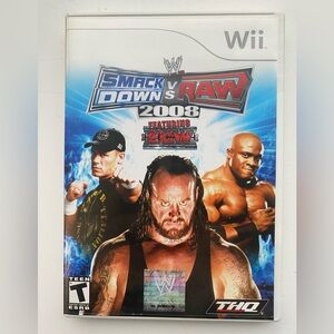 Smack Down vs Raw 2008 Wii game